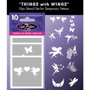 Temporary Tattoo Stencil Things with Wings Tattoo Designs