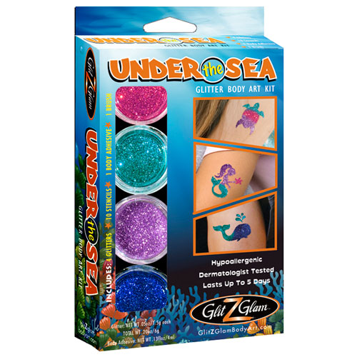 Under the Sea glitter tattoo kit 500